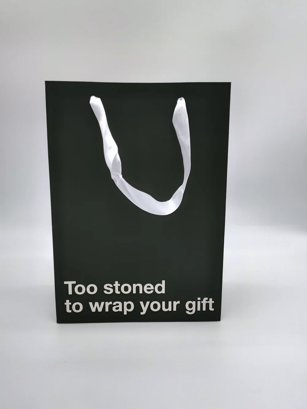 Funny Gift Bag Too Stoned To Wrap Your Gift Novelty Party Humor Large